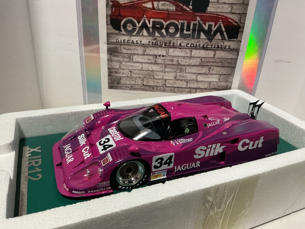 1:18 AB MODELS JAGUAR XJR 12 #34 CAR - 22 OF 50 MADE image