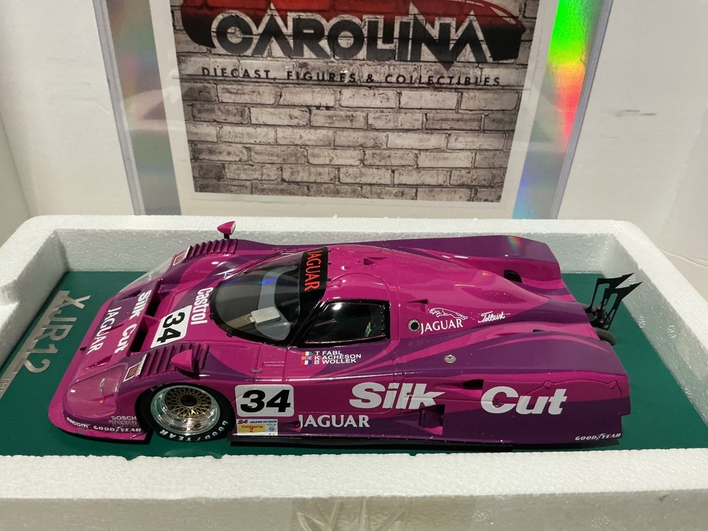 1:18 AB MODELS JAGUAR XJR 12 #34 CAR - 22 OF 50 MADE image