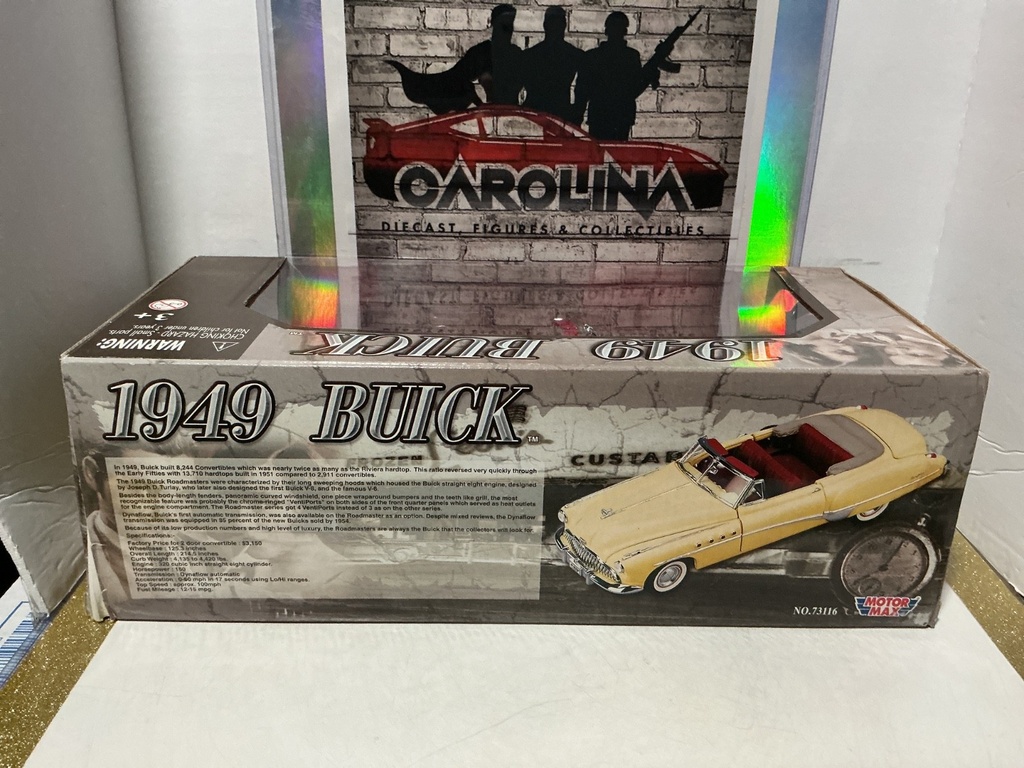 1:18 MOTORMAX 1949 BUICK RED image
