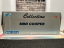 1:18 WELLY MINI COOPER {BOX DAMAGED}RED ON GRAY image