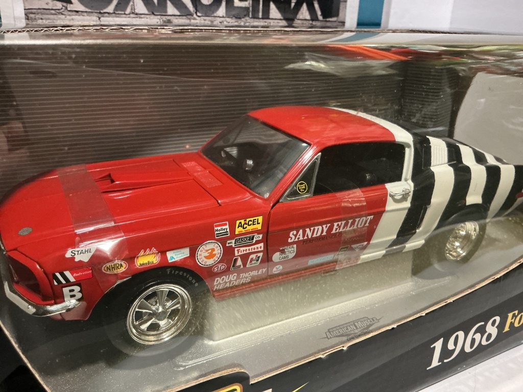 1:18 ERTL A,ERICAN MUSCLE 1968 FORD MUSTANG image