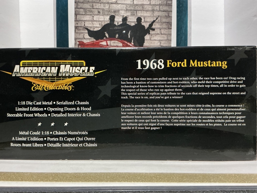 1:18 ERTL A,ERICAN MUSCLE 1968 FORD MUSTANG image
