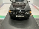 1:18 WELLY BMW 1998 BMW 328I   {BOX DAMAGED & PAINT ISSUES } BLACK  ON GRAY image