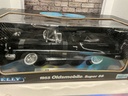 1:18 WELLY 1955 OLDSMOBILE SUPER 88    {BOX DAMAGED  } BLACK  ON BLACK ** image