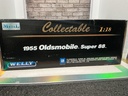 1:18 WELLY 1955 OLDSMOBILE SUPER 88    {BOX DAMAGED  } BLACK  ON BLACK ** image