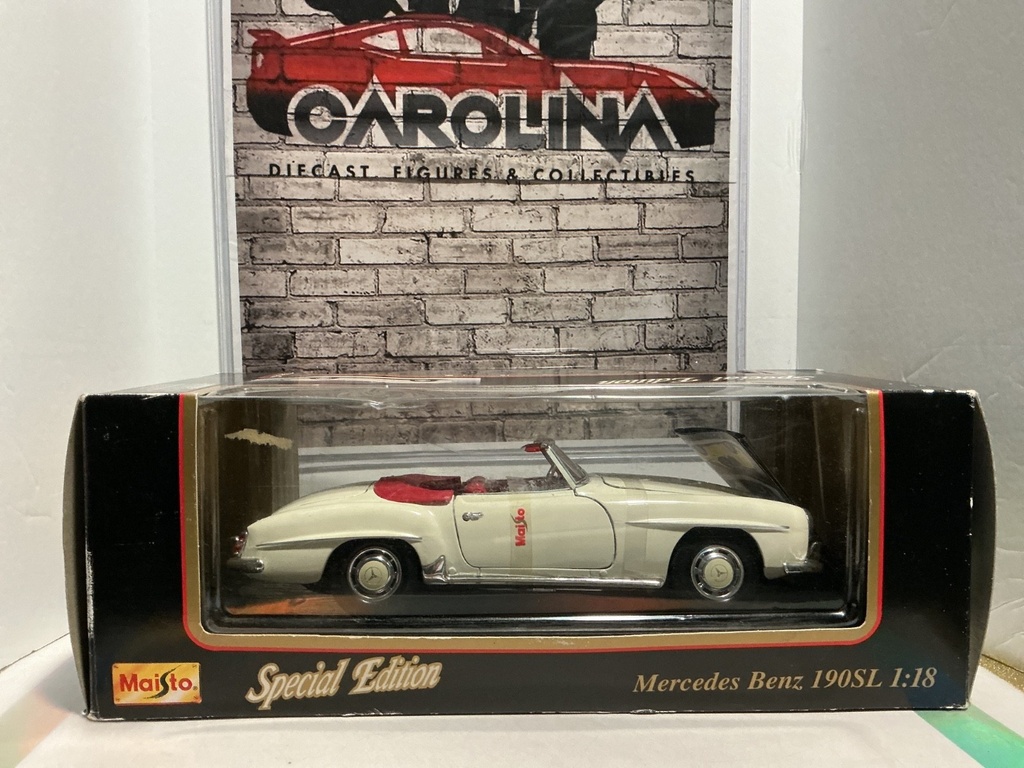 1:18 MAISTO 1955 MERCEDES BENZ 190 SL image