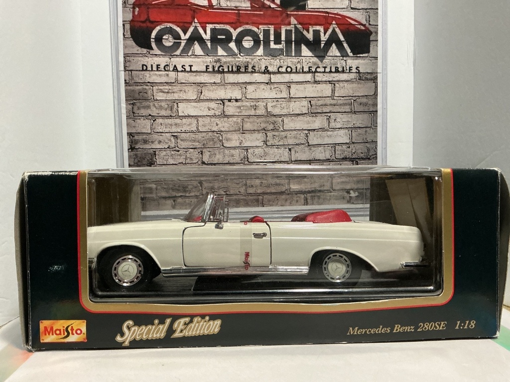 1:18 MAISTO MERCEDES-BENZ 280SE 1966 *BOX DAMAGE* image
