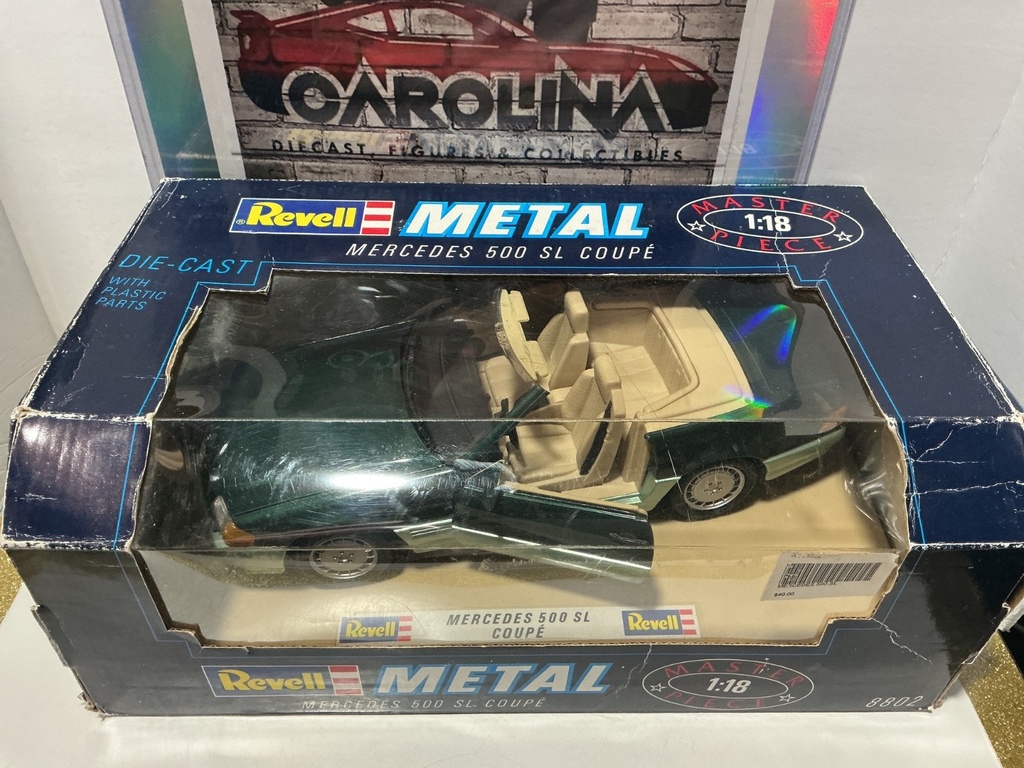 1:18 REVELL METAL MERCEDES 500 SL COUPE *BOX DAMAGED image