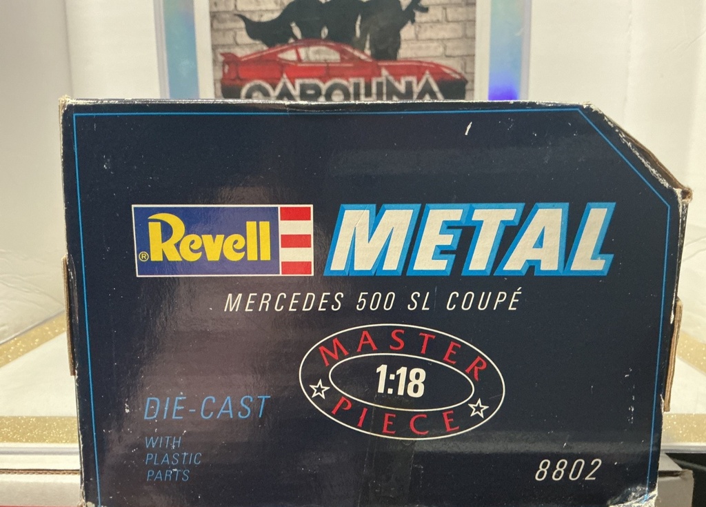 1:18 REVELL METAL MERCEDES 500 SL COUPE *BOX DAMAGED image