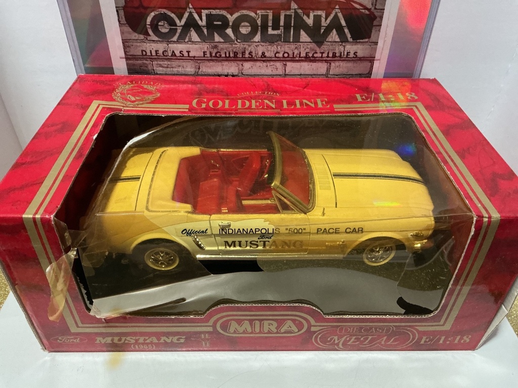 1:18 MIRA GOLDEN LINE FORD MUSTANG 1965 *BOX DAMAGED image