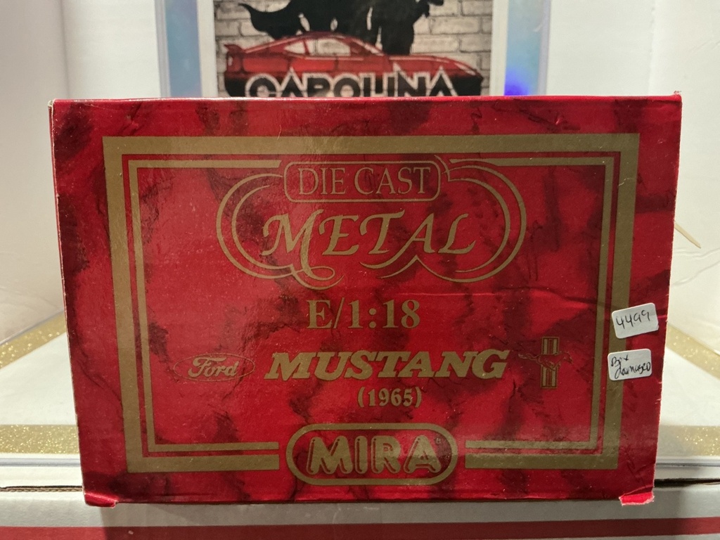 1:18 MIRA GOLDEN LINE FORD MUSTANG 1965 *BOX DAMAGED image