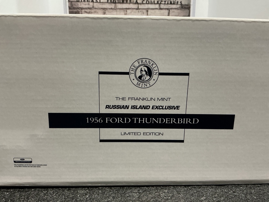 1:24 FRANKLIN MINT B11E010 1956 FORD THUNDERBIRD LE image