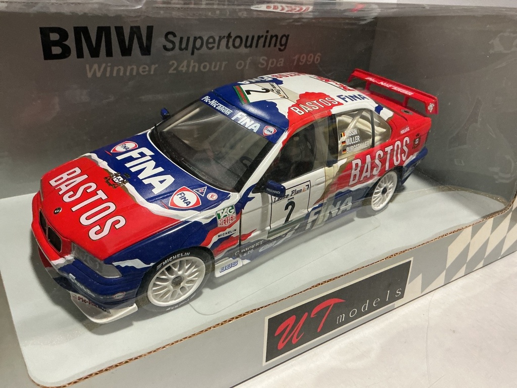1:18 UT MODELS BMW SUPERTOURING WINNER 24HOUR OF SPA 1996 image