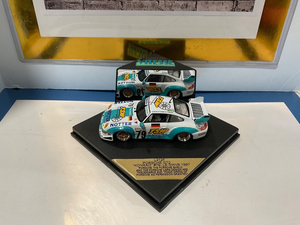 1:43 VITESSE L212F PORSCHE GT2 “KONRAD” #79 LE MANS 1997 image