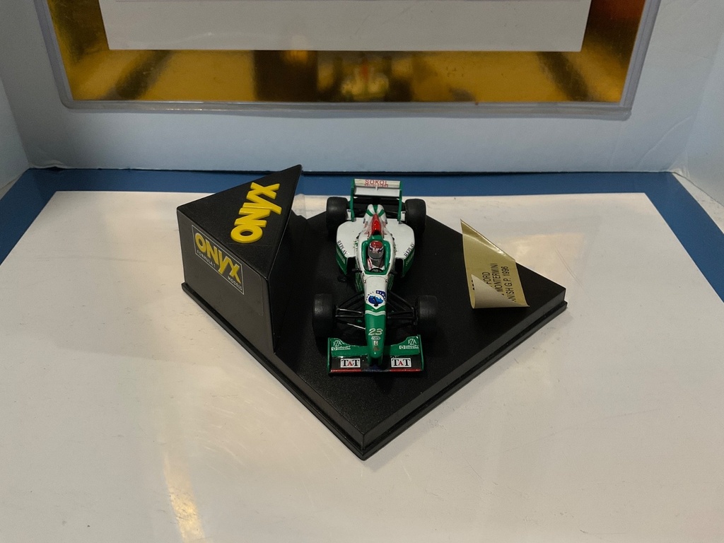 1:43 ONYX F1 290 FORTI FORD Andrea MONTERMINI SPANISH G.P. 1996 image