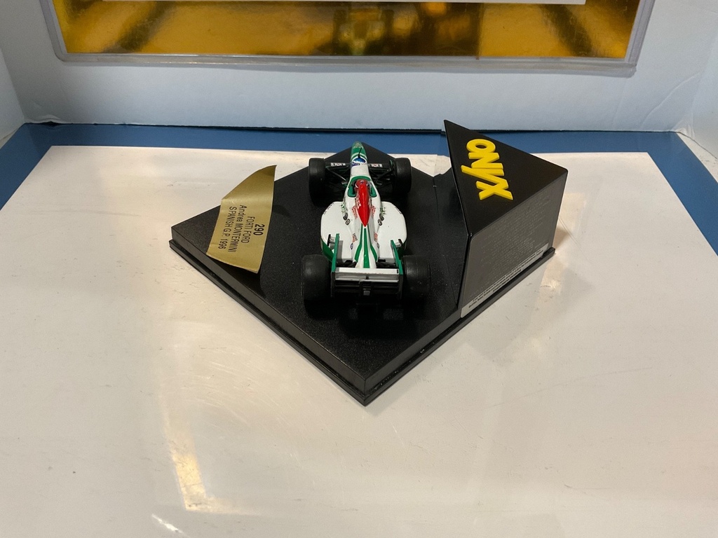 1:43 ONYX F1 290 FORTI FORD Andrea MONTERMINI SPANISH G.P. 1996 image