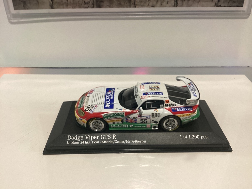 1:43 MINICHAMPS RALLY CAR DODGE VIPER GTS-R image