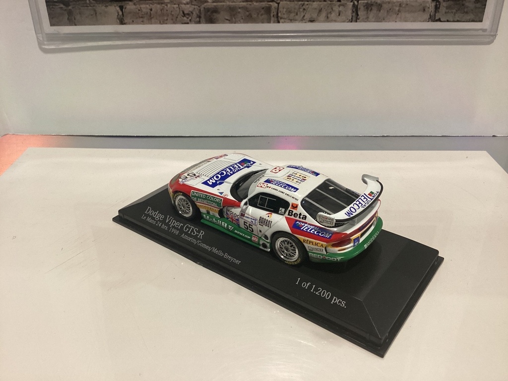 1:43 MINICHAMPS RALLY CAR DODGE VIPER GTS-R image