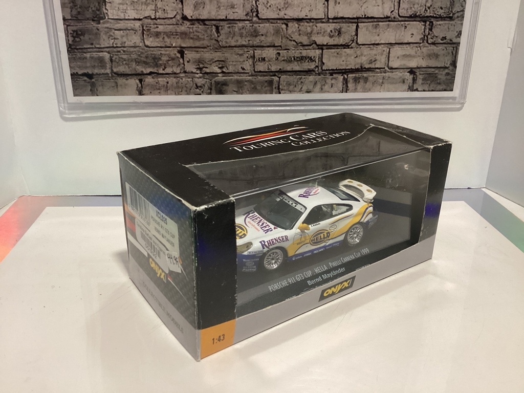 1:43 ONYX RALLY CAR PORSCHE 911 GT3 CUP. HELLA. PIRELLI CARRERA CUP 1999 #7 image