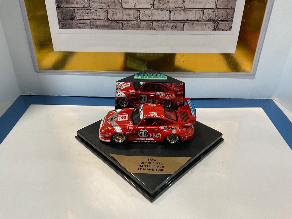 1:43 VITESSE L167A PORSCHE GT2 “MOTUL” #79 LE MANS 1996 image
