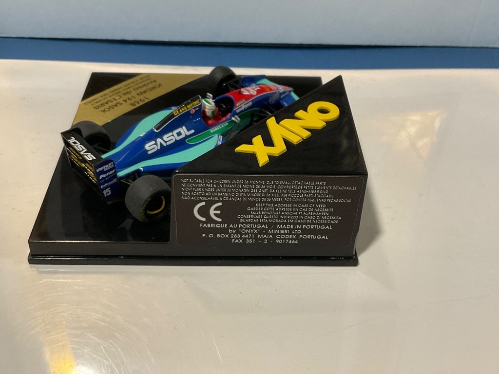 1:43 ONYX F1 196B JORDAN 194 SASOL Andrea de CESARIS image