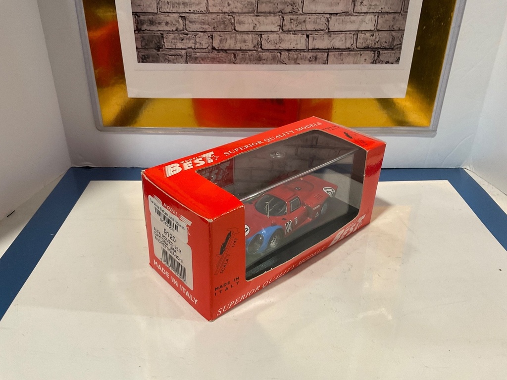 1:43 MODEL BEST ALFA ROMEO 33.2 DATRONA 1968 ANDRETTI/ BIANCHI image
