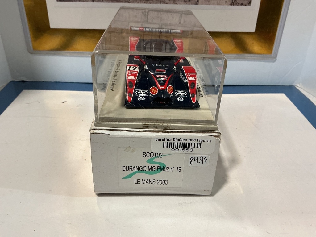 1:43 SPARK DURANGO MG PM02 n19 LE MANS 2003 image