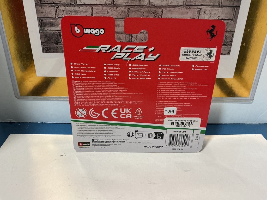 BURAGO 1:43 FERRARI CALIFORNIA CONVERTIBLE image