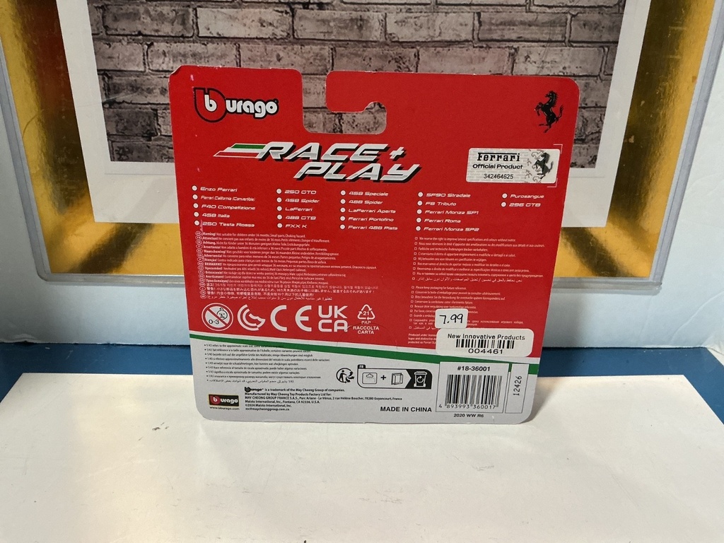 BURAGO 1:43 458 SPIDER image
