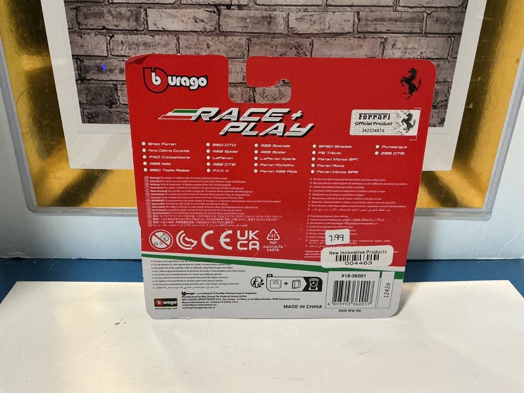 BURAGO 1:43 458 SPIDER image