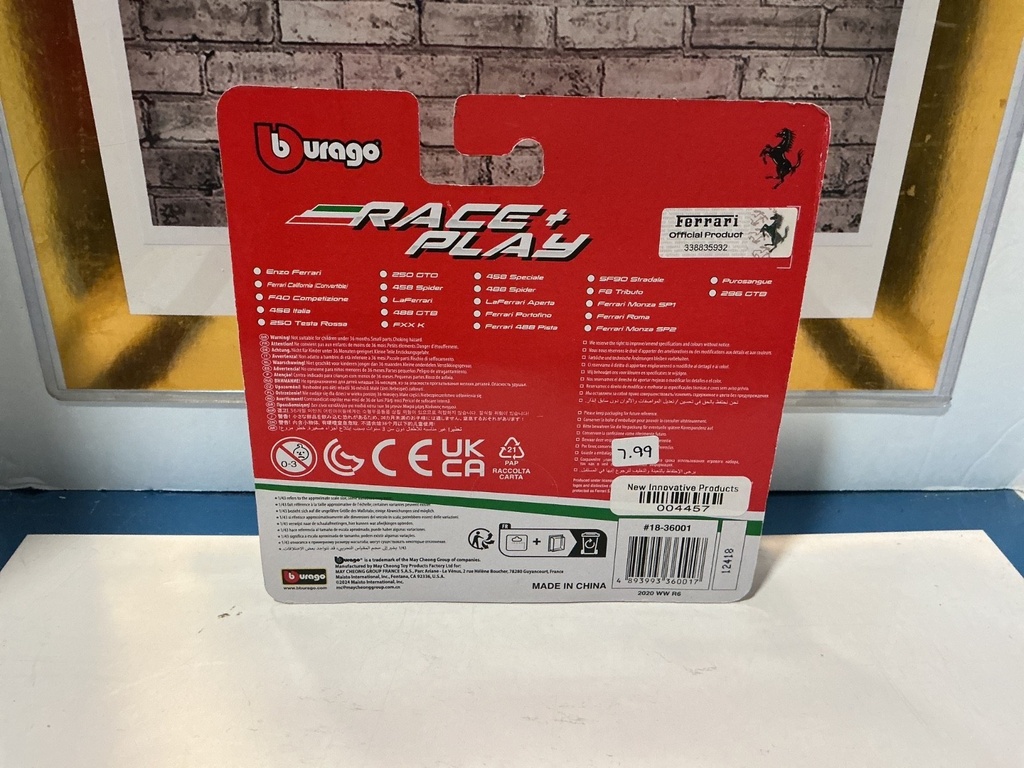 BURAGO 1:43 458 SPIDER image