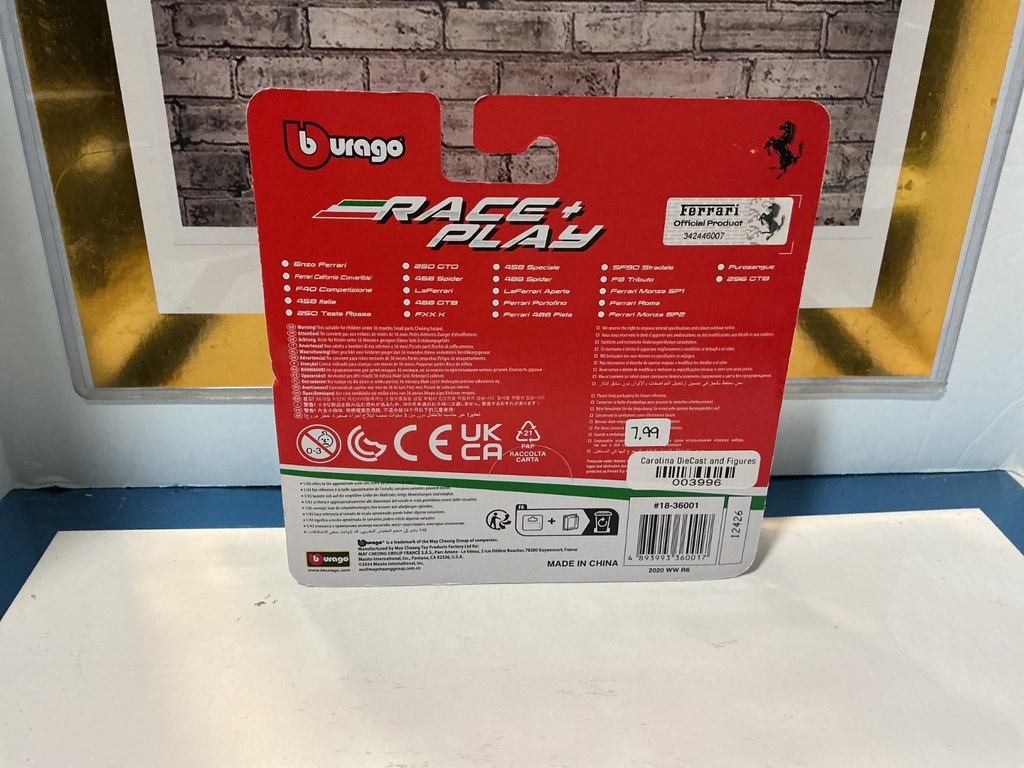 BURAGO 1:43 458 ITALIA image