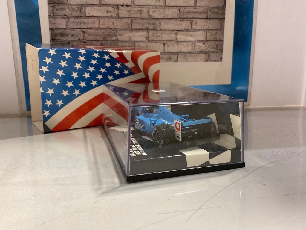 1:43 MINICHAMPS  BENETTON RENAULT SPORT B201 GP USA 2001 J. BUTTON image
