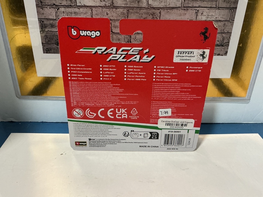 BURAGO 1:43 FERRARI CALIFORNIA CONVERTIBLE image