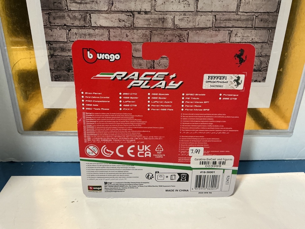 BURAGO 1:43 458 SPIDER image