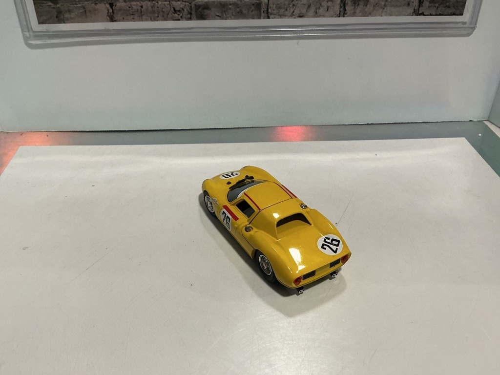 MODEL BOX 1:43 MADE IN ITALY YELLOW ON RED #26 image