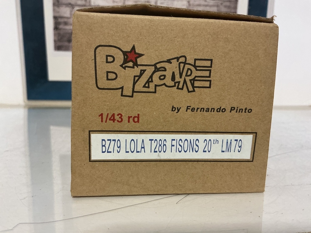 1:43 BIZARRE by PINTO BZ79 LOLA T286 FISONS 20TH LM79 image