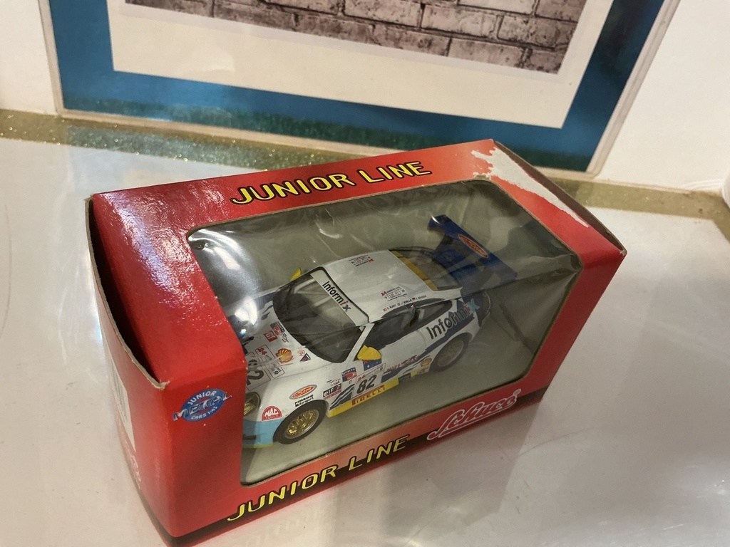 1:43 SCHUCO JUNIOR LINE PORSHE 911 GT3 # 82 INFORMIX BOX IMPERFECT image