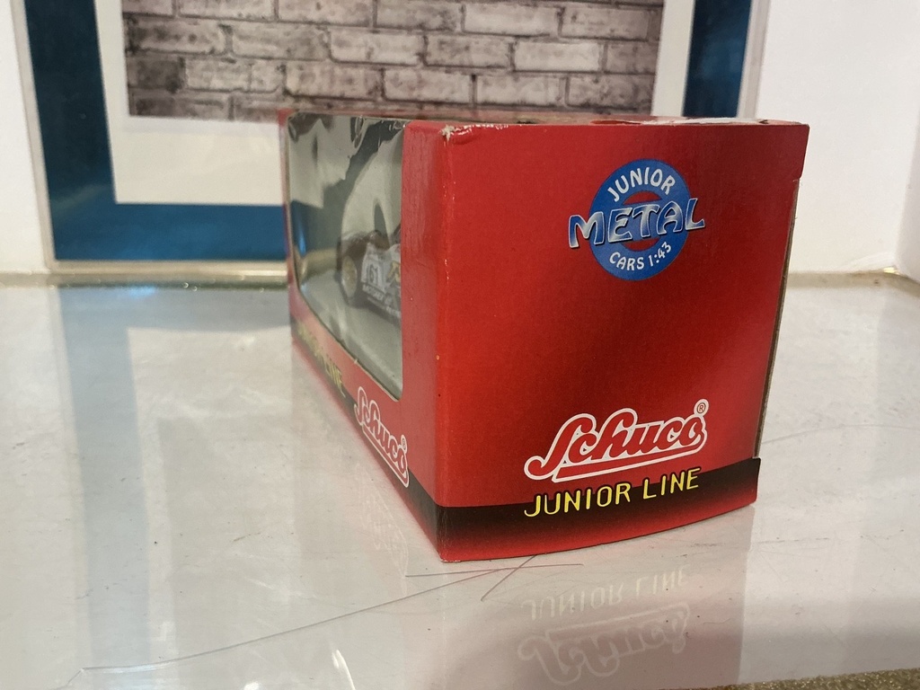 1:43 SCHUCO JUNIOR LINE PORSHE # 61 TSW BOX IMPERFECT image