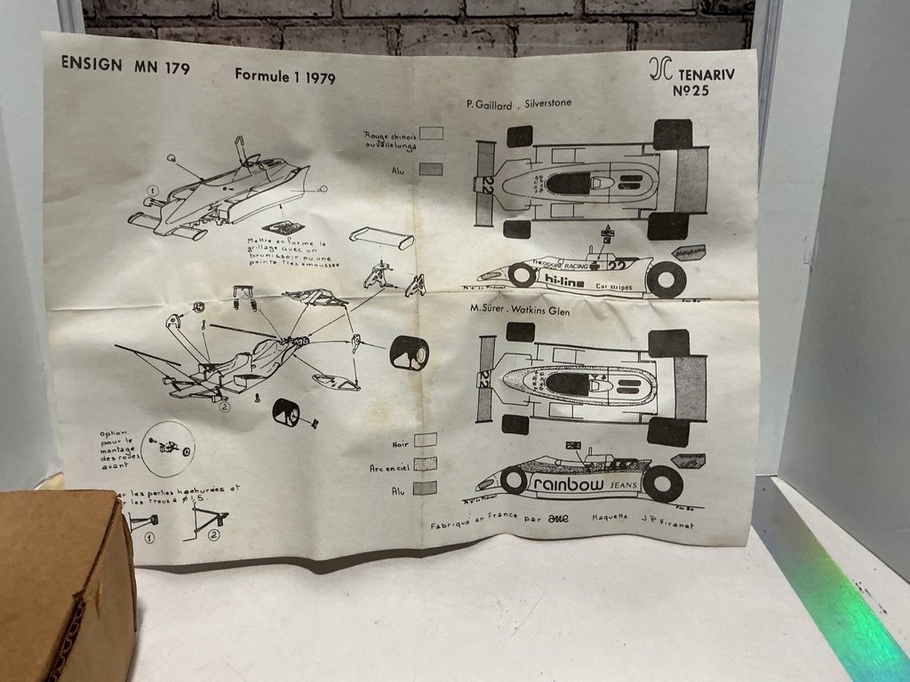 1:43 TENARIV ENSIGN M N 179 NO DECALS image