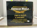 1:18 ERTL 1969 C.O.P.O. CAMARO 10TH ANNIVERSARY SILVER ON BLACK image