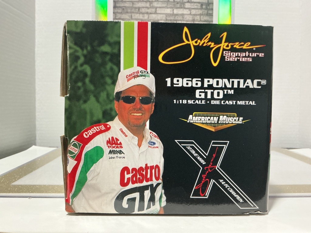 1:18 ERTL JOHN FORCE SIGNATURE SERIES 1966 PONTIAC GTO image
