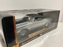 1:18 MAISTO CHEVROLET CHEVELLE SS454 1971 SILVER/BLACK ON BLACK image