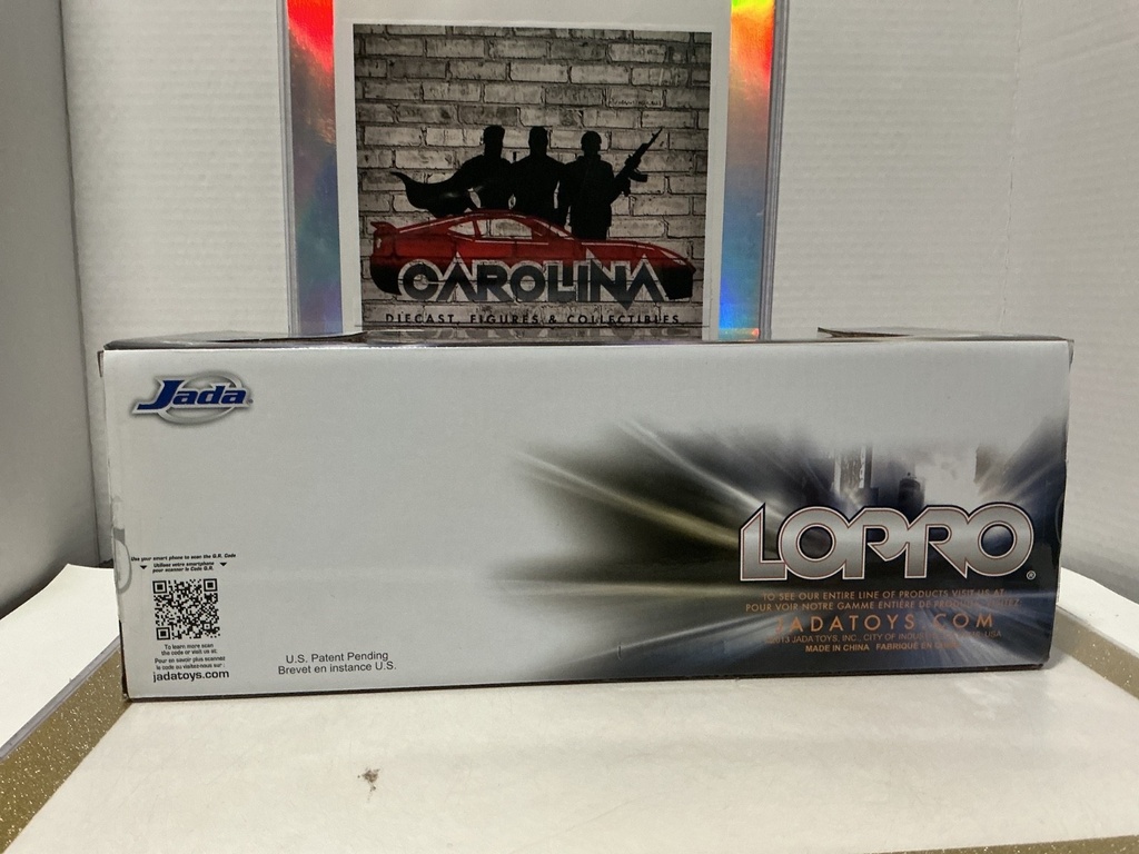 1:18 JADA TOYS LOPRO 2009 CORVETTE ZR1 CHROME RED ON BLACK image