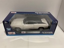 1:18 MAISTO 1969 DODGE CHARGER R/T SILVER/BLACK ON BLACK image
