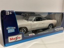 1:18 MAISTO 1969 DODGE CHARGER R/T SILVER/BLACK ON BLACK image