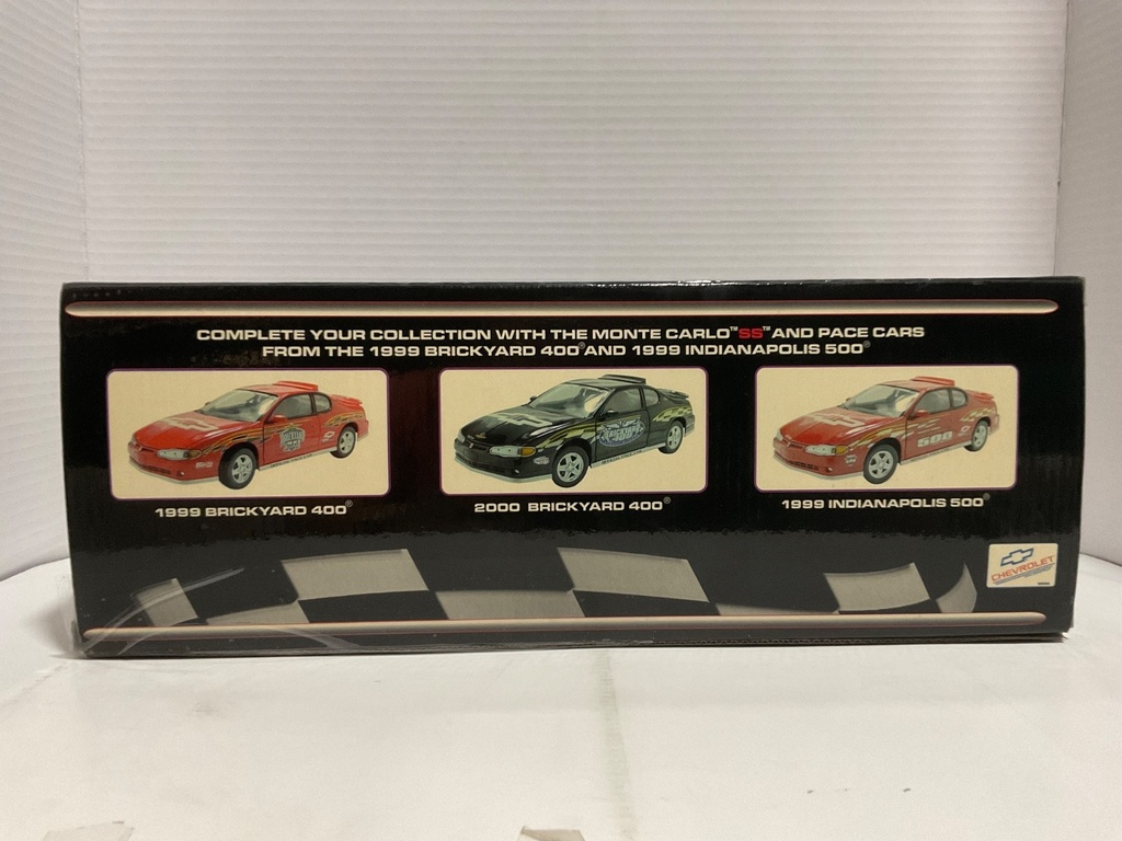 1:18 SUN STAR 2001 BRICKYARD 400 MONTE CARLO SS SILVER ON BLACK image