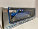 1:18 WELLY 1999 FORD F-150 FLARESIDE SUPERCAB PICK UP BLUE ON BLACK image