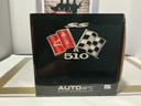 1:18 AUTO ART CHEVROLET IMPALA SS 510 CONCEPT BLACK ON GRAY [PLASTIC DENT] image