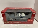 1:18 SUN STAR 1954 CHEVROLET BEL AIR CONVERTIBLE BLUE ON WHITE image
